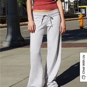 John Galt Silver Hilary Baggy Sweatpants